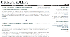 Desktop Screenshot of felixcrux.com