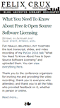 Mobile Screenshot of felixcrux.com